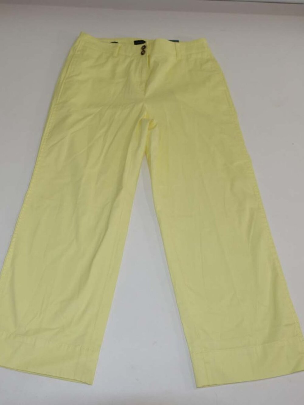 Talbots Women's New England Chino Pants Size 10 Petite NWT Yellow 26.5" Inseam